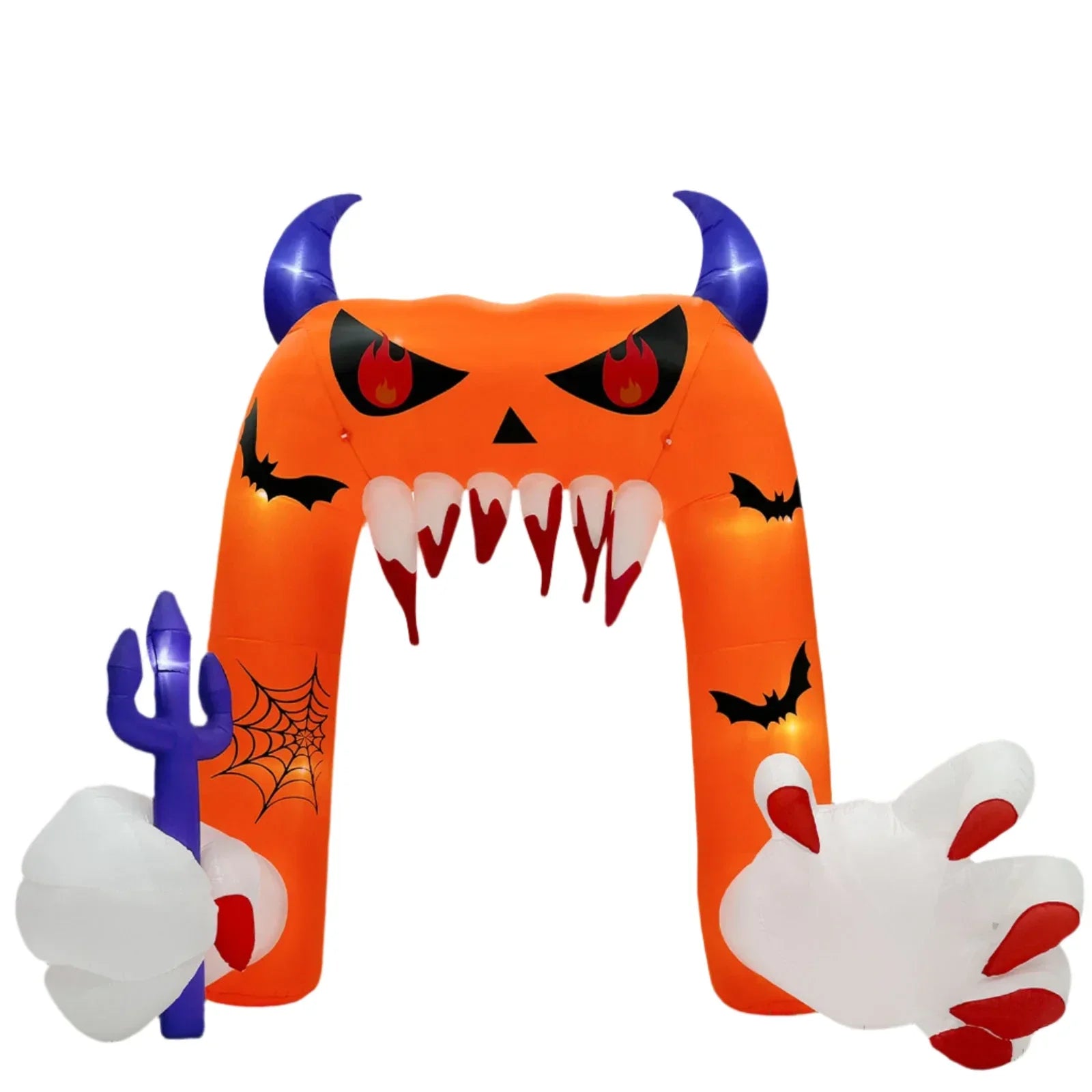 Halloween Inflatable Arch with LED Lights-0