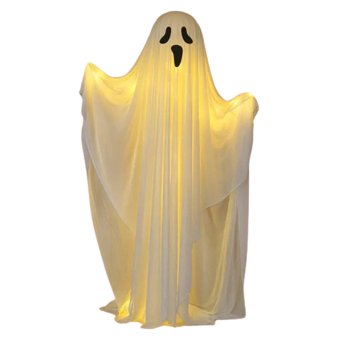 NNETM Ghoulish Glow: Battery-Operated Halloween Ghost Decor-0