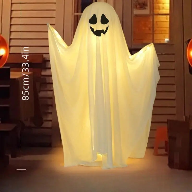 NNETM Ghoulish Glow: Battery-Operated Halloween Ghost Decor-5