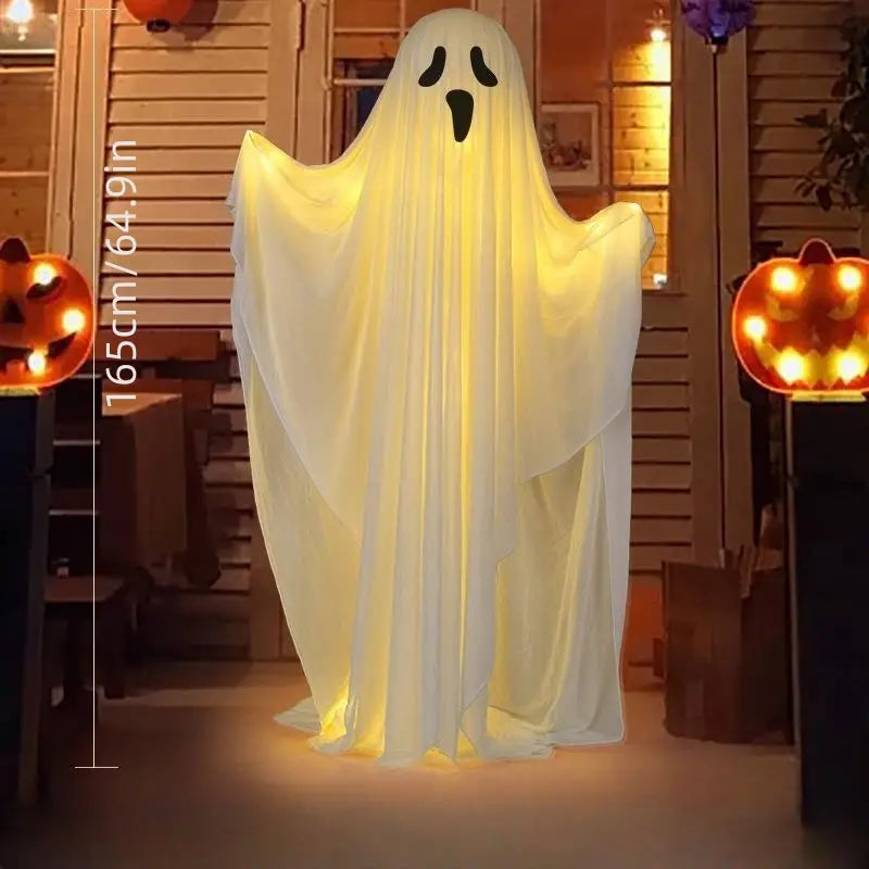 NNETM Ghoulish Glow: Battery-Operated Halloween Ghost Decor-4