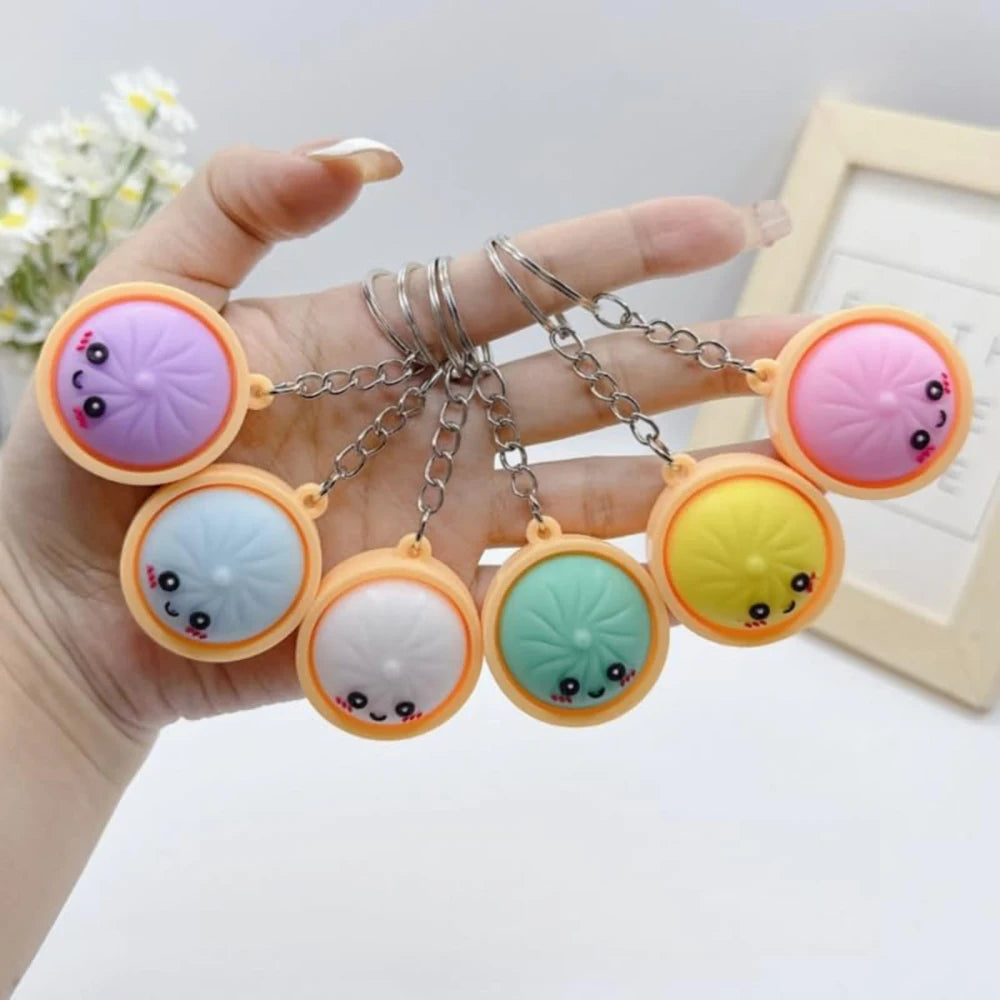 Light Up Dumpling Fidget Keychain