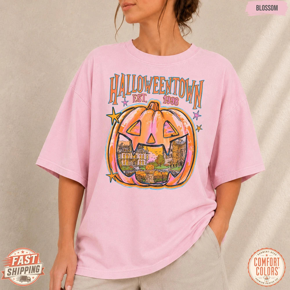 Retro Halloweentown Graphic Tee