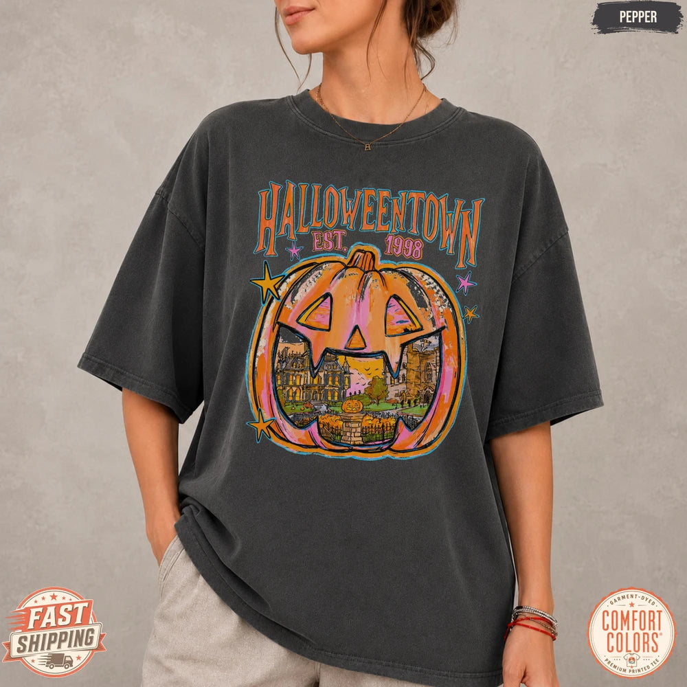 Retro Halloweentown Graphic Tee