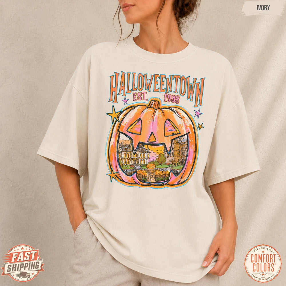 Retro Halloweentown Graphic Tee