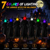 Set of Three Life Size Lighted Witch Lawn Decorations