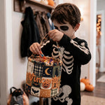Personalized Retro Halloween Candy Bag