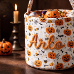 Personalized Retro Halloween Candy Bag
