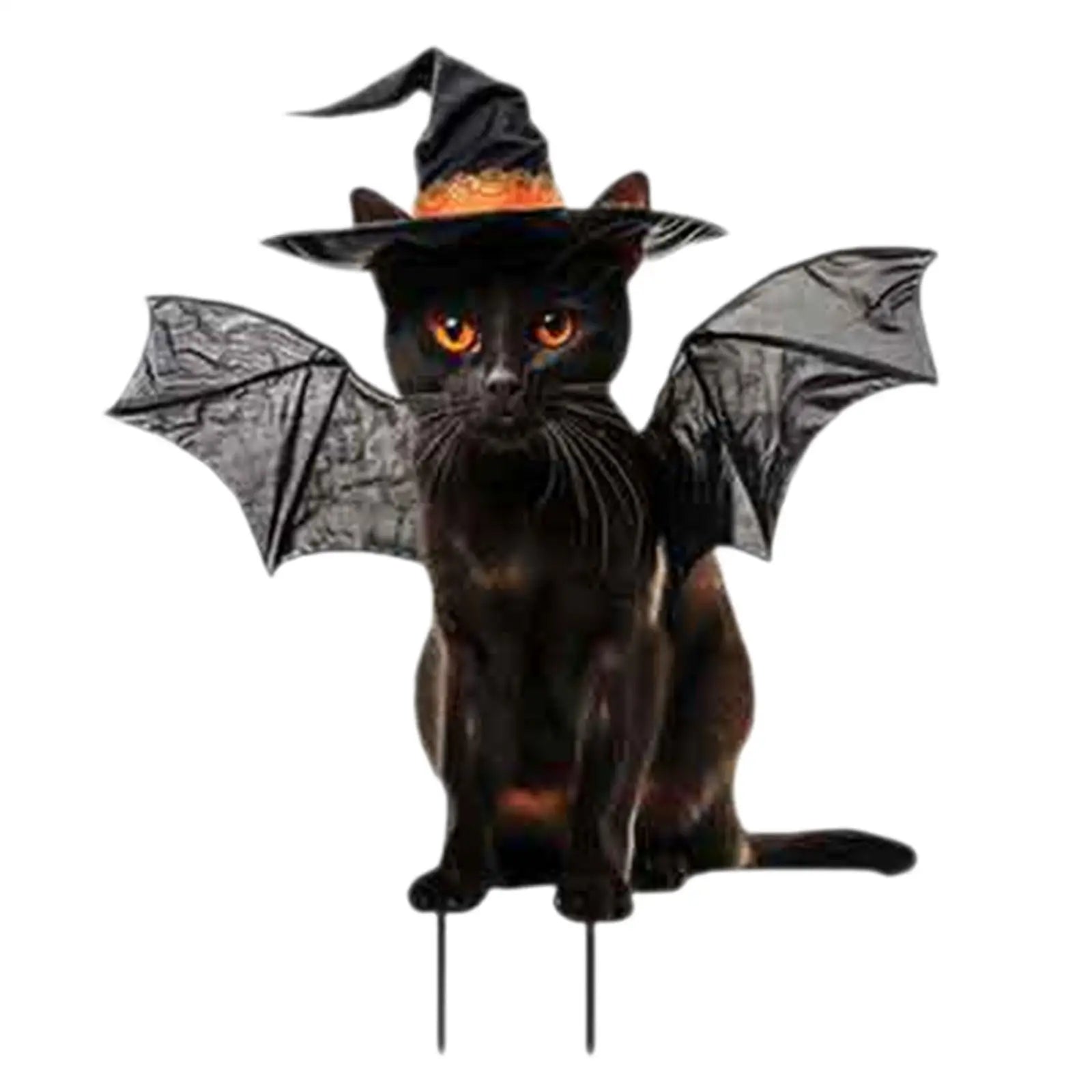 Metal Cat Statues Garden Stakes Halloween (4 Set)-4