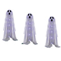 Halloween Garden Lights Solar Ghost LED Decor Set-0