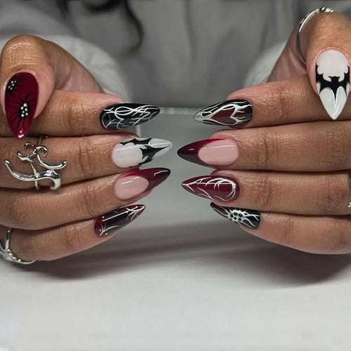 Almond Halloween Press-On Nails-0