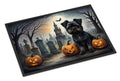 Affenpinscher Spooky Halloween Doormat-0