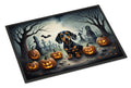 Dachshund Spooky Halloween Doormat-0