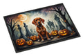 Vizsla Spooky Halloween Doormat-0