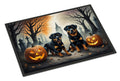 Rottweiler Spooky Halloween Doormat-0
