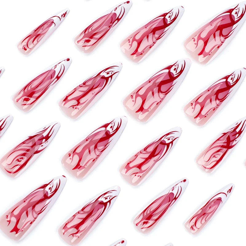 Halloween Inferno Press-On Nails-2
