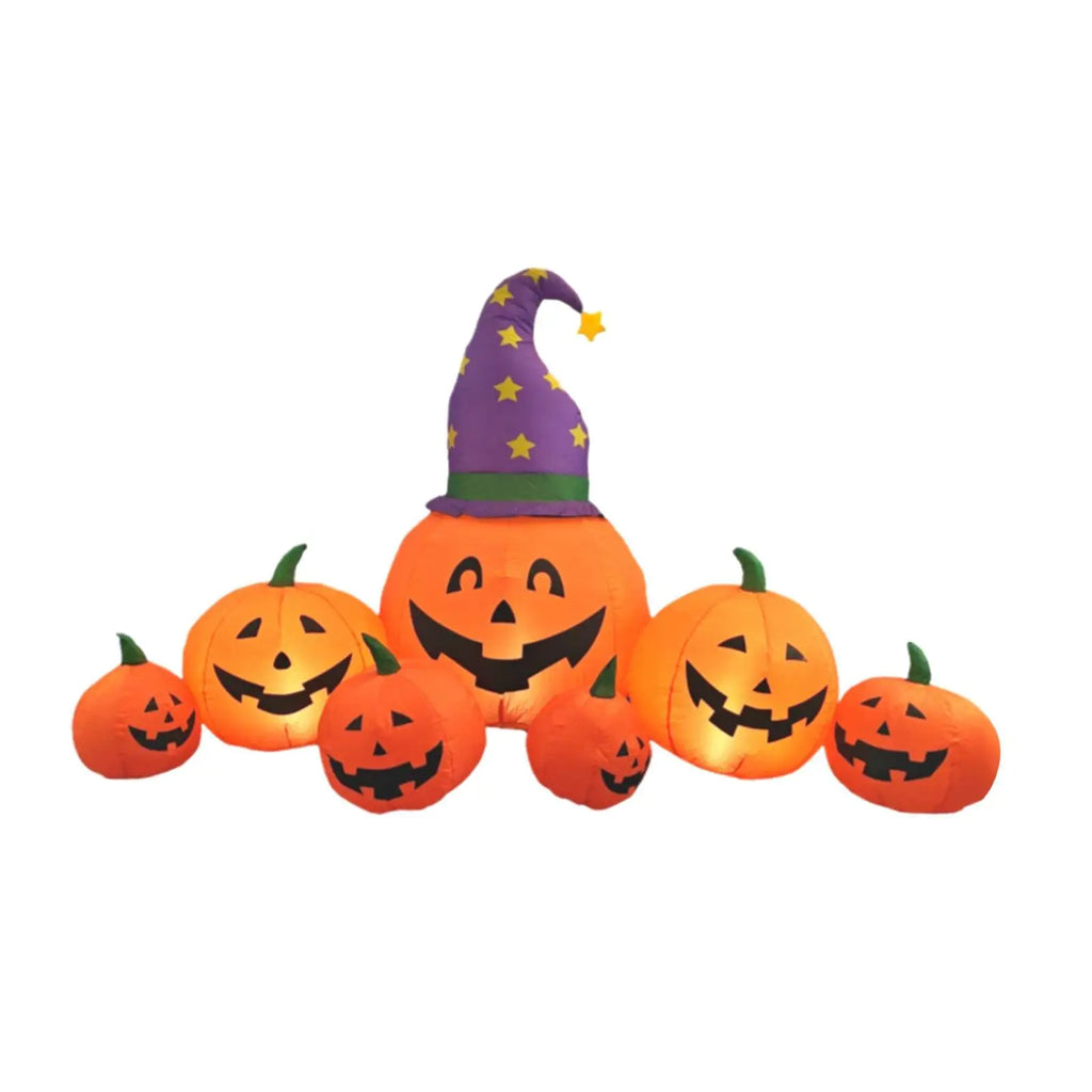 Halloween Inflatable Pumpkin Decoration with LED Lights-1