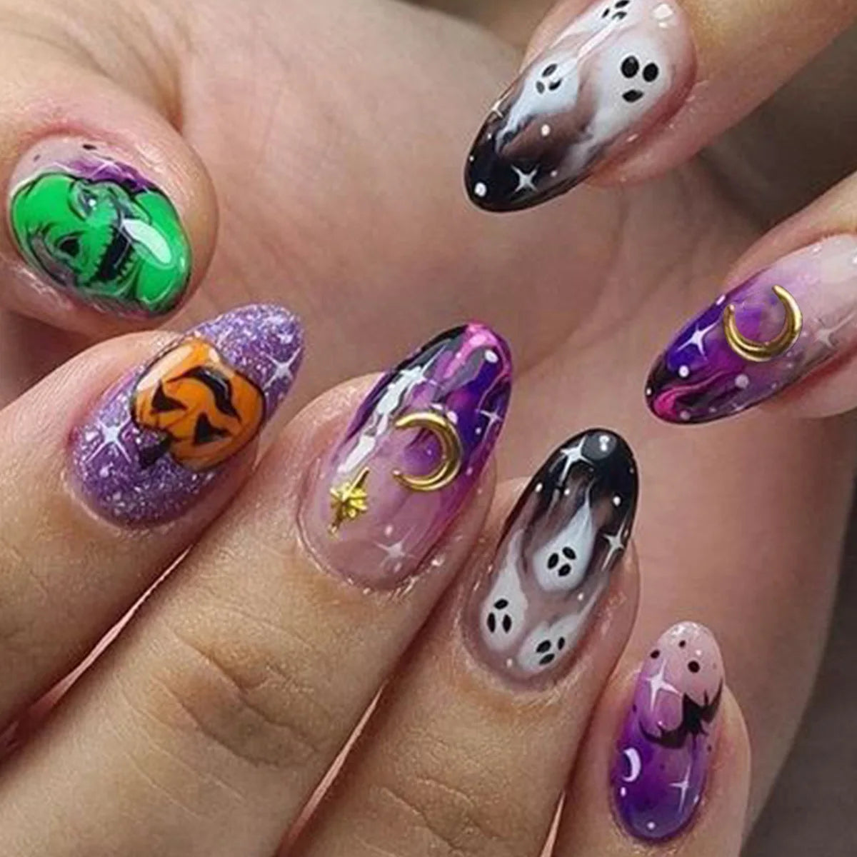 Halloween Press-On Nail Set-0