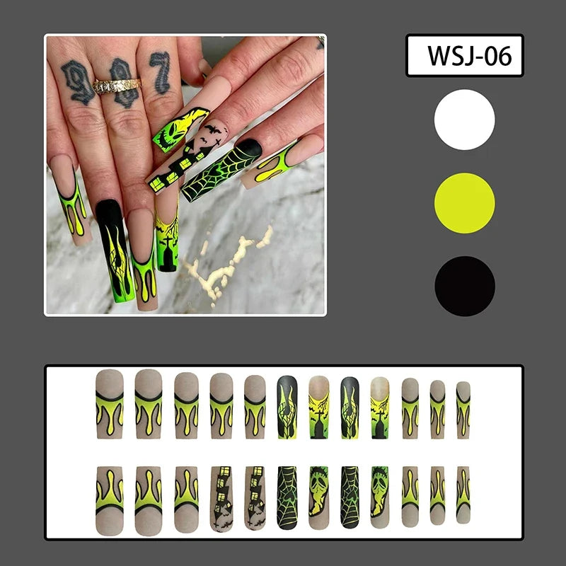 Halloween Press-On Nails-1