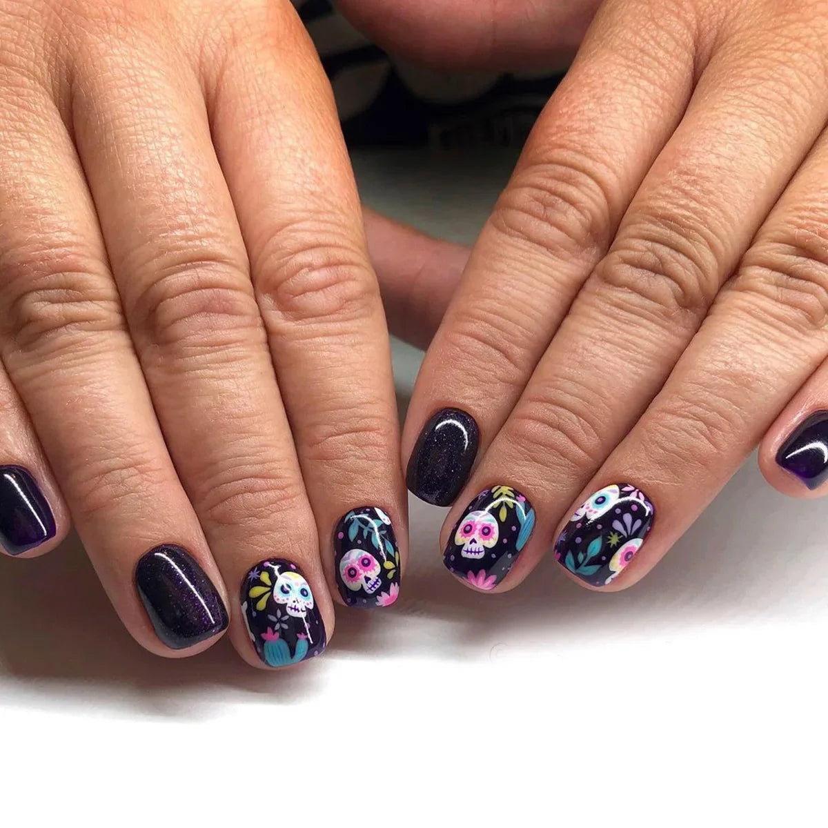 Halloween Pumpkin Press-On Nails-20