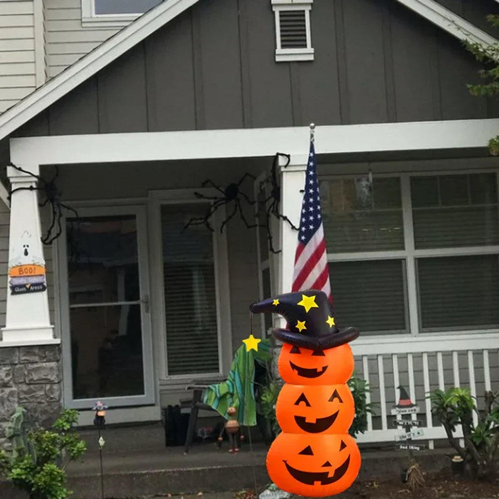 Halloween Inflatable Pumpkin Outdoor Yard Decor-3