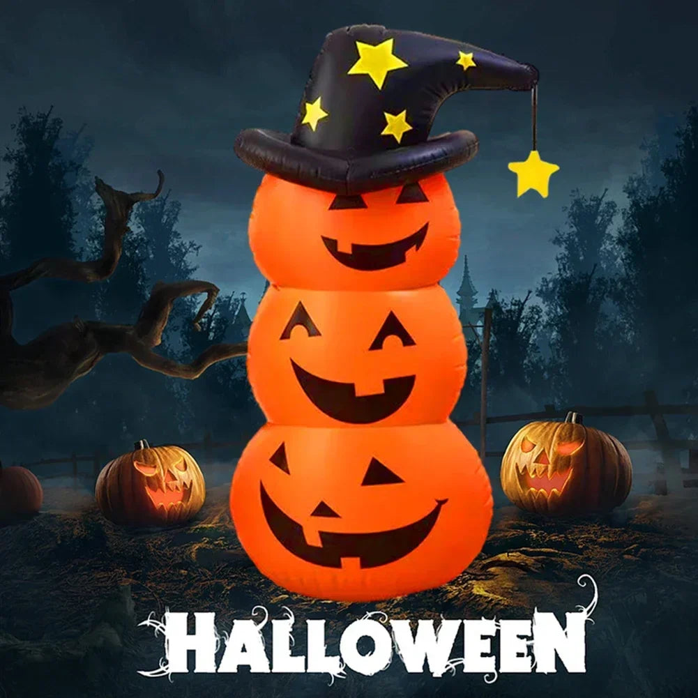 Halloween Inflatable Pumpkin Outdoor Yard Decor-1