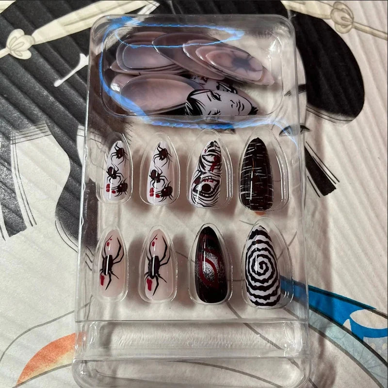 Horror Comic Halloween Press-On Nails-3