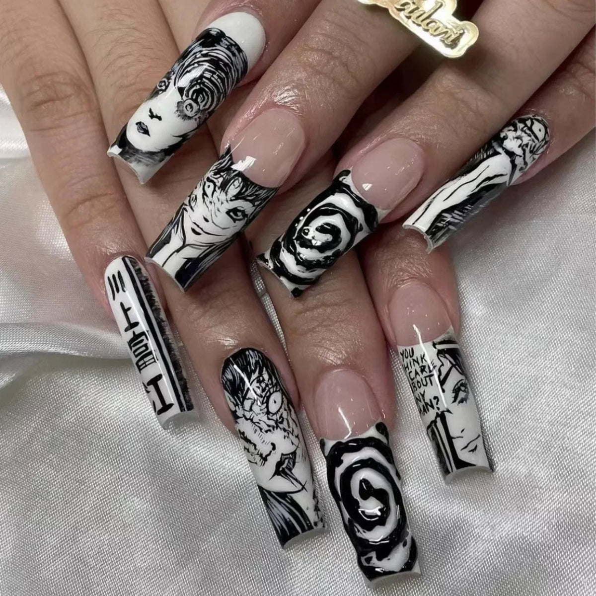 Horror Comic Halloween Press-On Nails-7