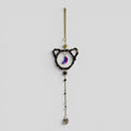Black Cat & Crystal Moon Suncatcher Wall Hanging-0