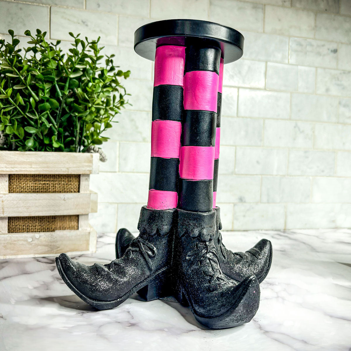 Wicked Witch Candle Holder-3