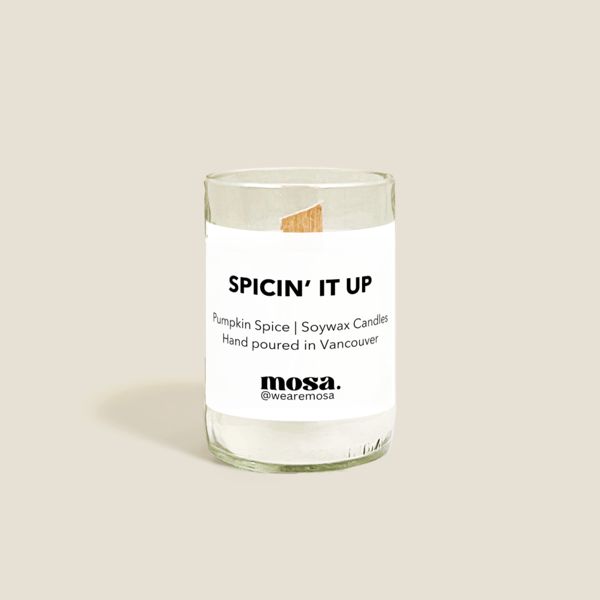 Pumpkin Spice Scented Soy Candle-3