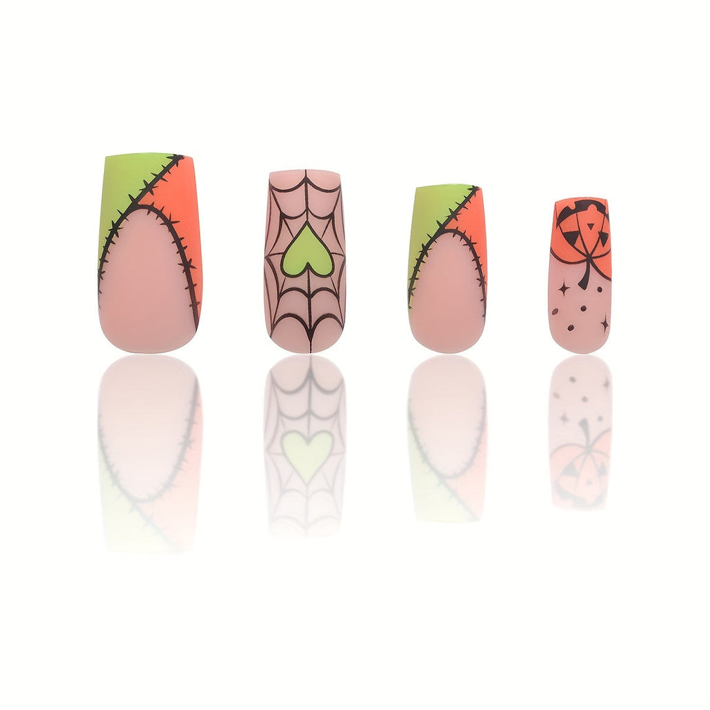 Spooky Chic Halloween Press-On Nails Set-2