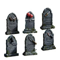 NNETM Halloween Tombstone Yard Signs Decor (6pcs)-0