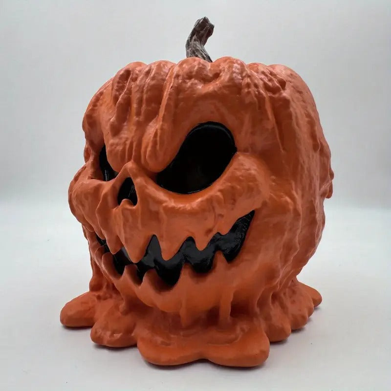 Halloween Pumpkin Candy Bowl Resin Decor-2